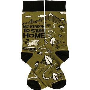 Primitives by Kathy Green and Black Casual Socks